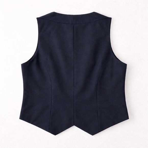 Vest Women's Black Button Front Sleeveless Size XXL Academia, Preppy, Hippie NWT - Picture 4 of 8